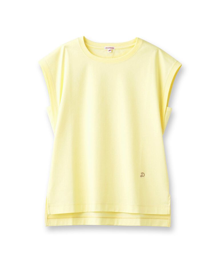 DRESSTERIOR「【接触冷感/抗菌防臭/消臭】アイスクリアコットンフレンチ」|Tシャツ・カットソー|