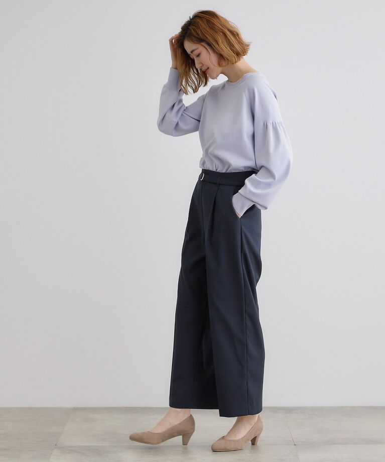 grove「【雑誌掲載】バックルベルトクロップドワイドパンツ」|その他|
