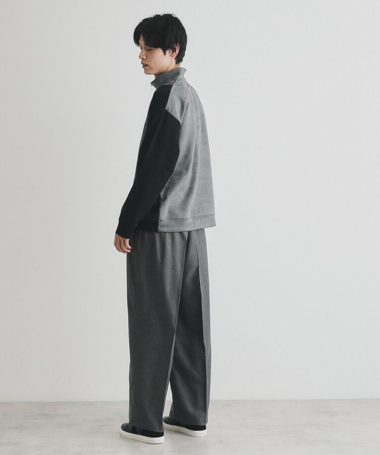 THE SHOP TK「ツータックワイドストレートスラックス ツイル／デニム」|その他|
