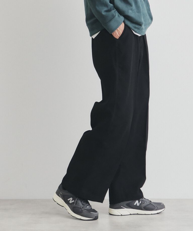 THE SHOP TK「ツータックワイドストレートスラックス ツイル／デニム」|その他|