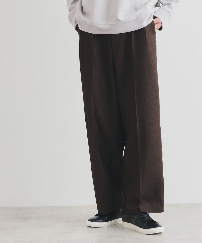 THE SHOP TK「ツータックワイドストレートスラックス ツイル／デニム」|その他|