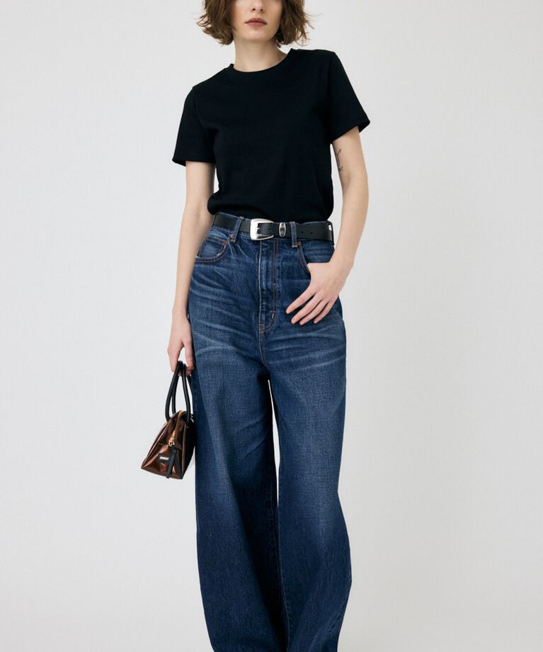 MOUSSY「SUVIN GIZA BASIC Tシャツ」|Tシャツ・カットソー|