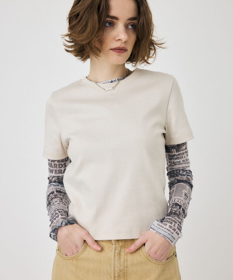 MOUSSY「SUVIN GIZA BASIC Tシャツ」|Tシャツ・カットソー|