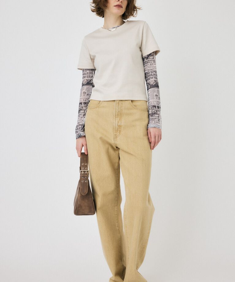 MOUSSY「SUVIN GIZA BASIC Tシャツ」|Tシャツ・カットソー|