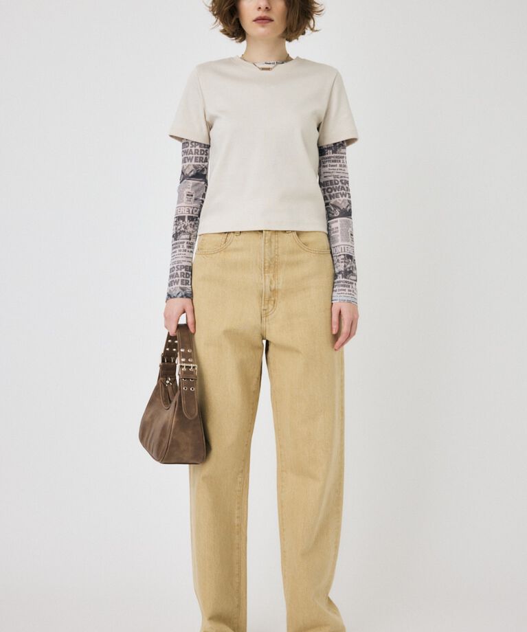MOUSSY「SUVIN GIZA BASIC Tシャツ」|Tシャツ・カットソー|