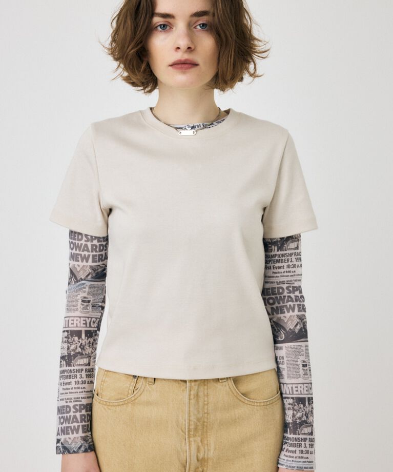 MOUSSY「SUVIN GIZA BASIC Tシャツ」|Tシャツ・カットソー|