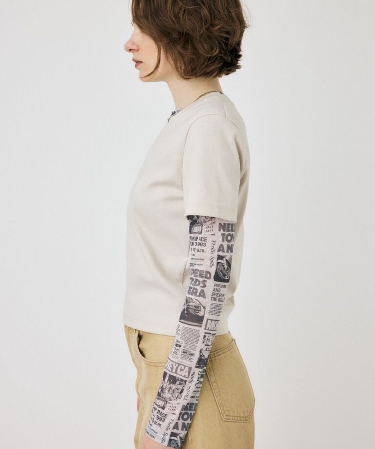 MOUSSY「SUVIN GIZA BASIC Tシャツ」|Tシャツ・カットソー|