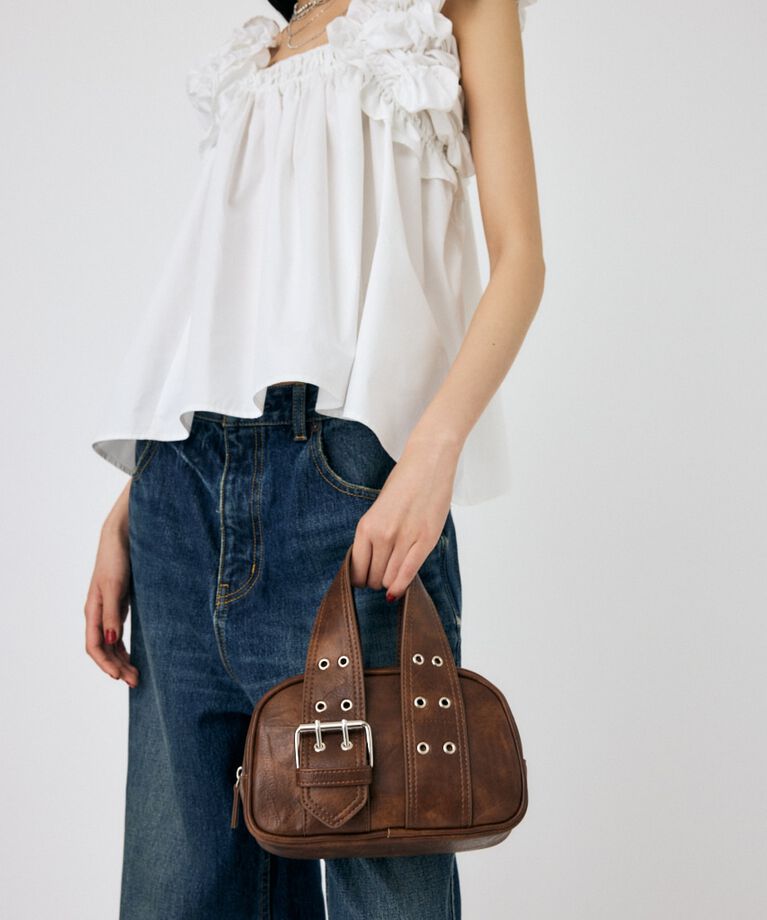 MOUSSY「BUCKLE HANDLE MINI ボストン」|その他|