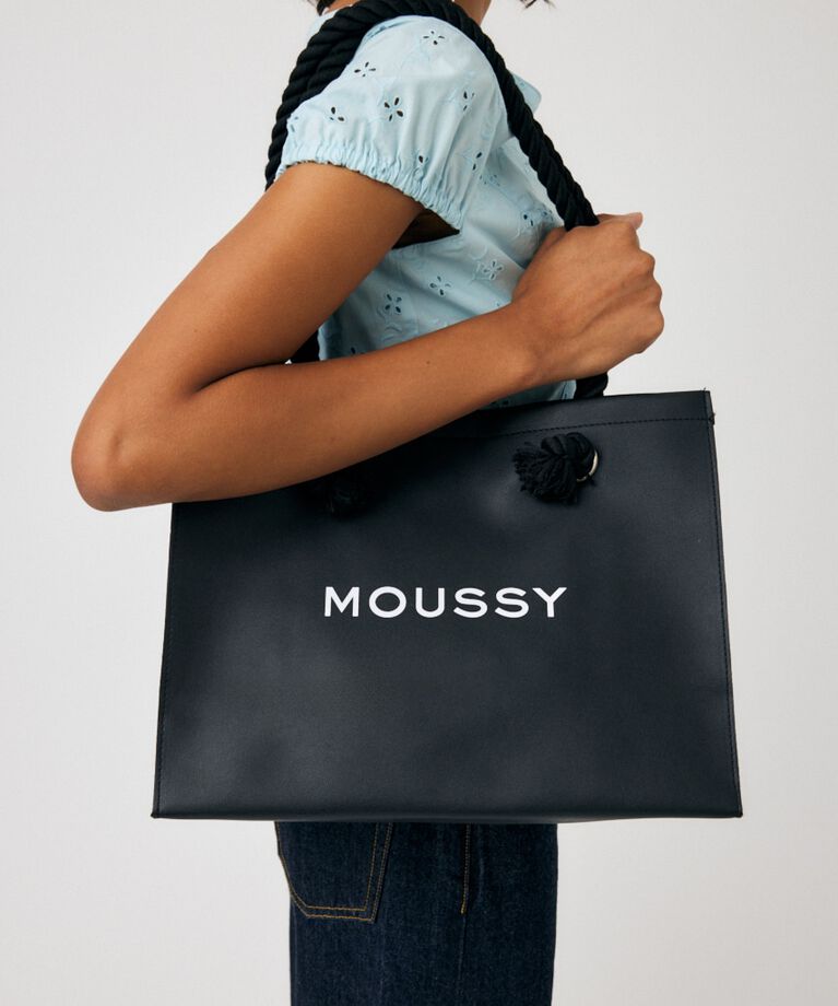 MOUSSY「MOUSSY F/L SHOPPER バッグ」|その他|BLK
