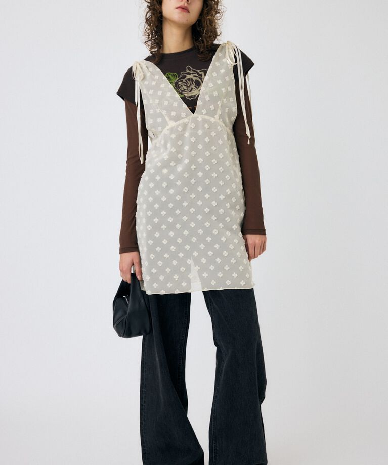 MOUSSY「FLOWER MOTIF シアーミニドレス」|ワンピース|IVOY3