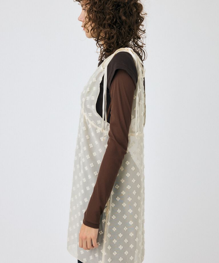 MOUSSY「FLOWER MOTIF シアーミニドレス」|ワンピース|