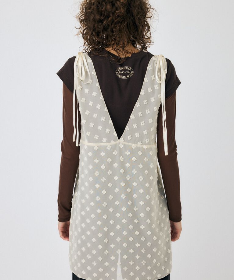MOUSSY「FLOWER MOTIF シアーミニドレス」|ワンピース|