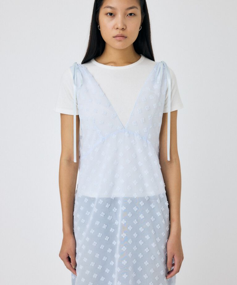 MOUSSY「FLOWER MOTIF シアーミニドレス」|ワンピース|