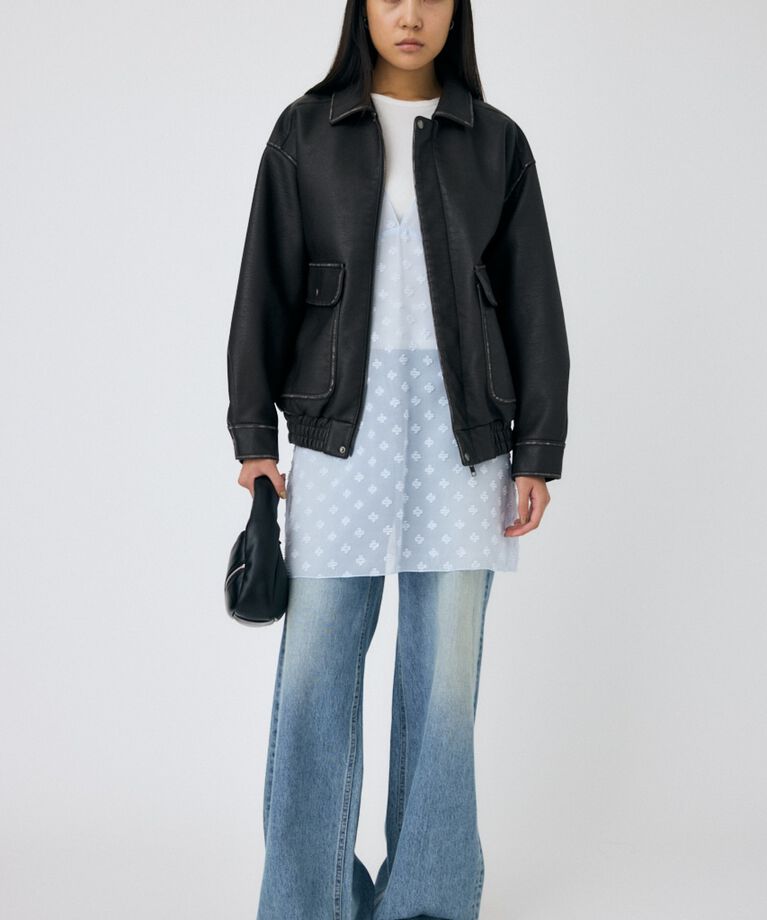 MOUSSY「FLOWER MOTIF シアーミニドレス」|ワンピース|