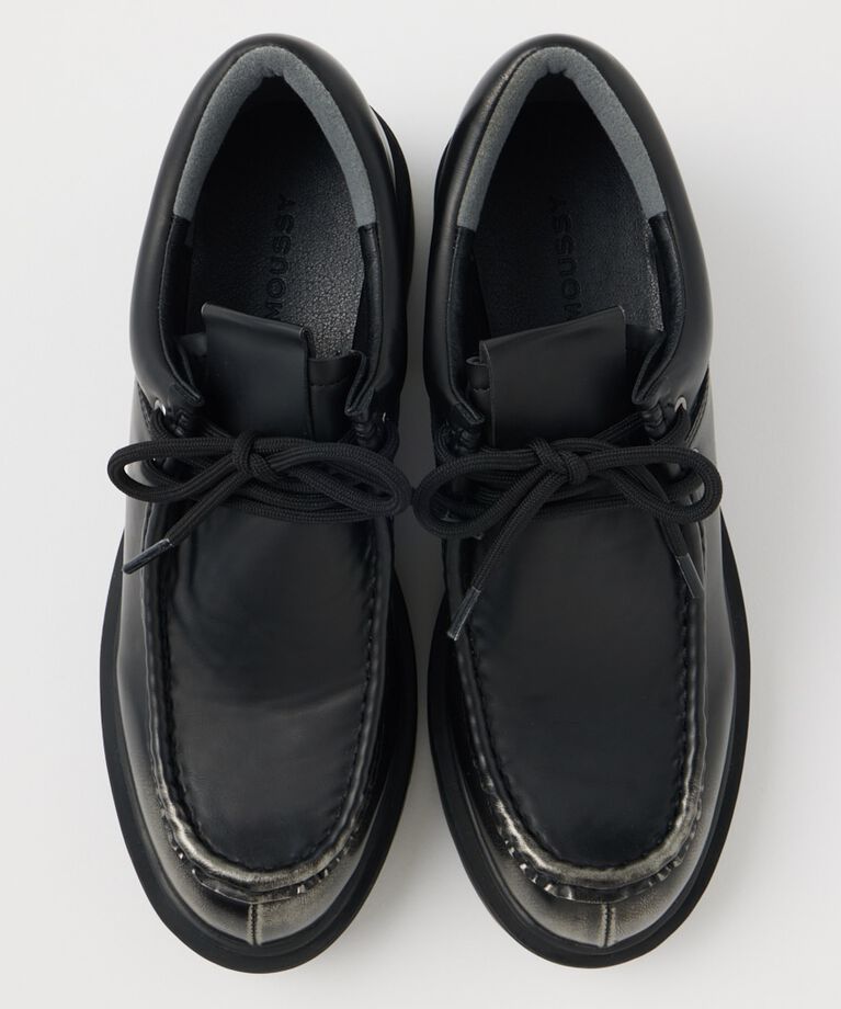 MOUSSY「CHUNK SOLE レースアップシューズ」|ローファー|