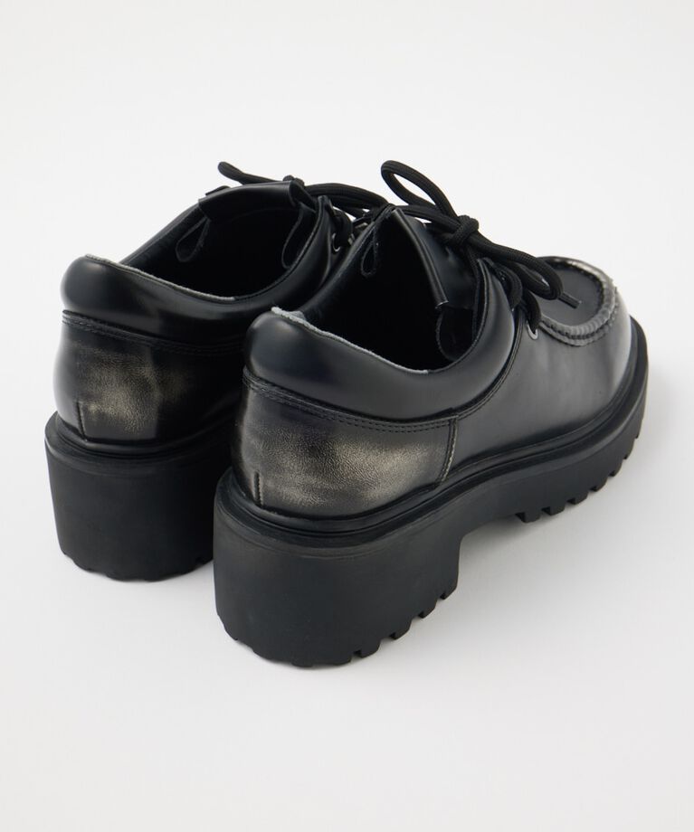 MOUSSY「CHUNK SOLE レースアップシューズ」|ローファー|
