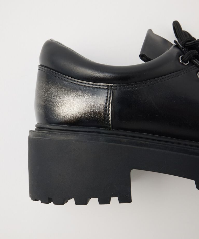 MOUSSY「CHUNK SOLE レースアップシューズ」|ローファー|
