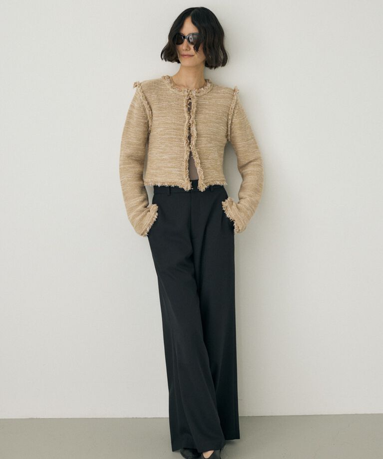 MOUSSY「シーズンレスワイドパンツ　リサイクルポリエステル使用」|その他|