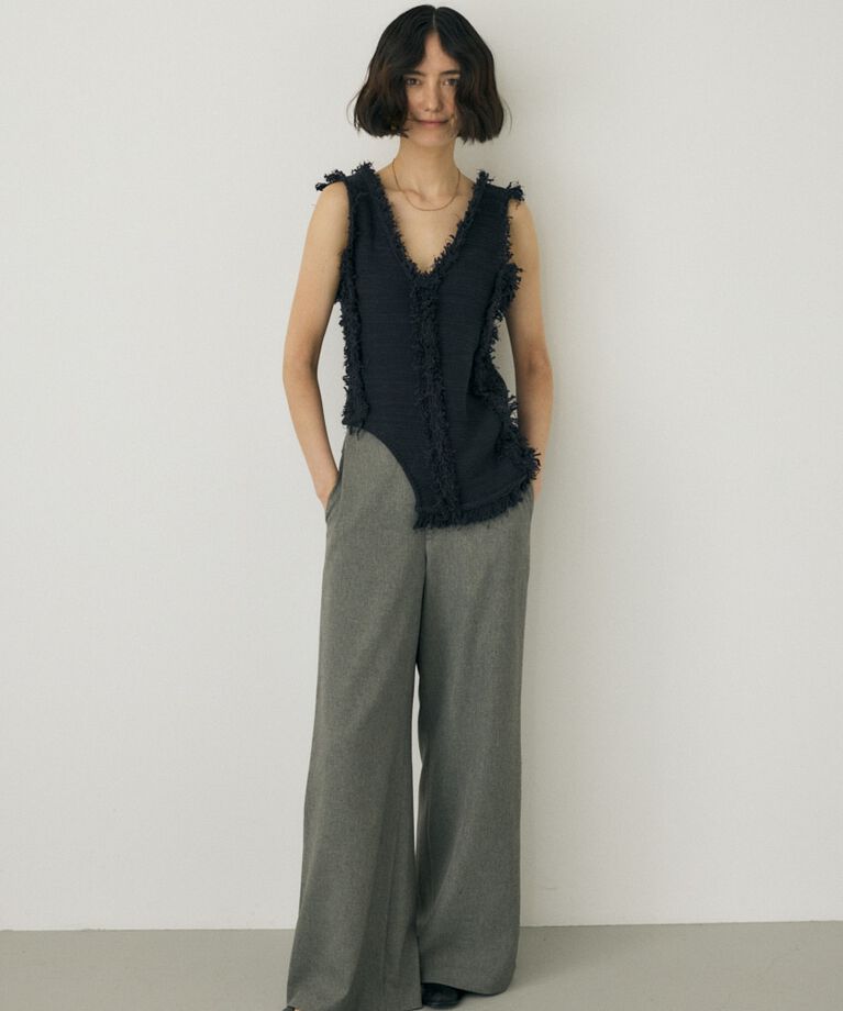 MOUSSY「シーズンレスワイドパンツ　リサイクルポリエステル使用」|その他|GRY