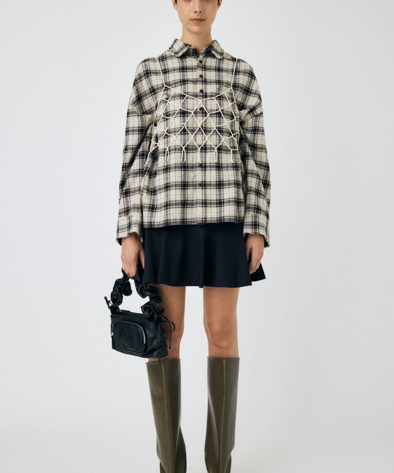 MOUSSY「RANDOM CHECK ミニスカート」|スカート|