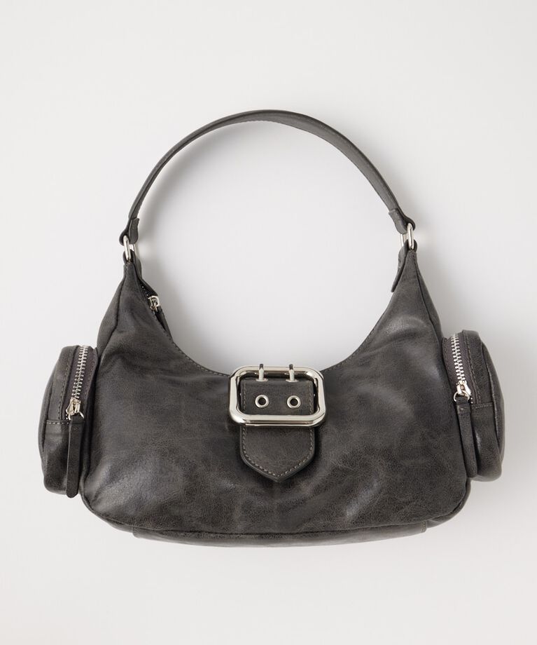 MOUSSY「SIDE POCKET HOBO バッグ」|その他|L/BLK1