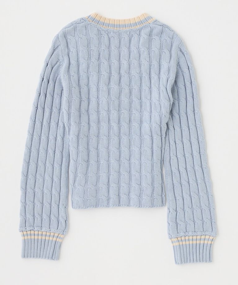 MOUSSY「CABLE LINE ニット」|ニット・セーター|