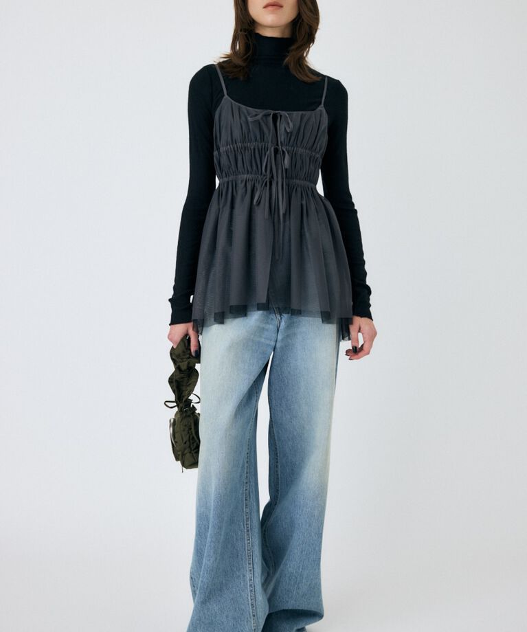 MOUSSY「SOFT TEREKO ハイネックトップス」|Tシャツ・カットソー|