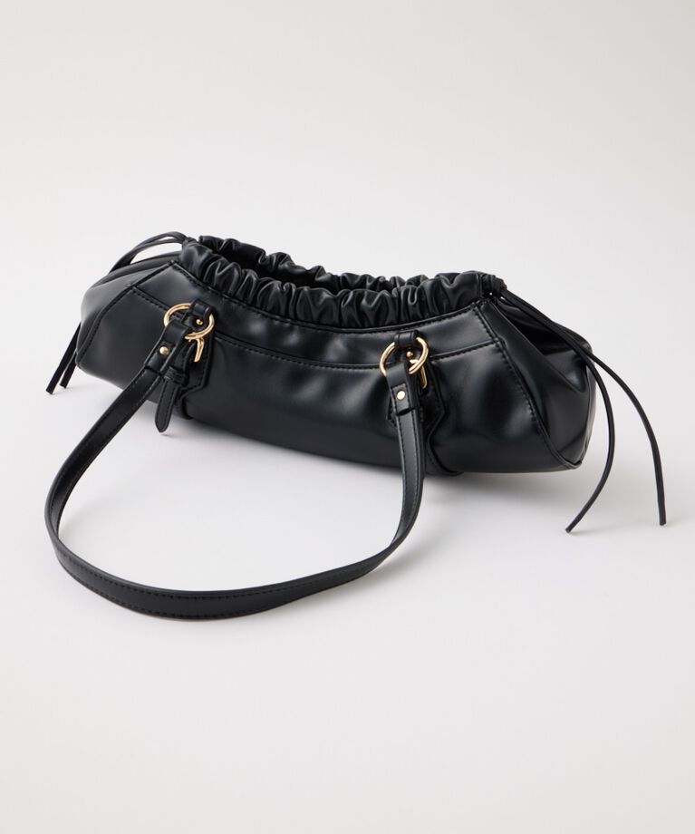 MOUSSY「WIDE F/LEATHER ショルダーバッグ」|その他|