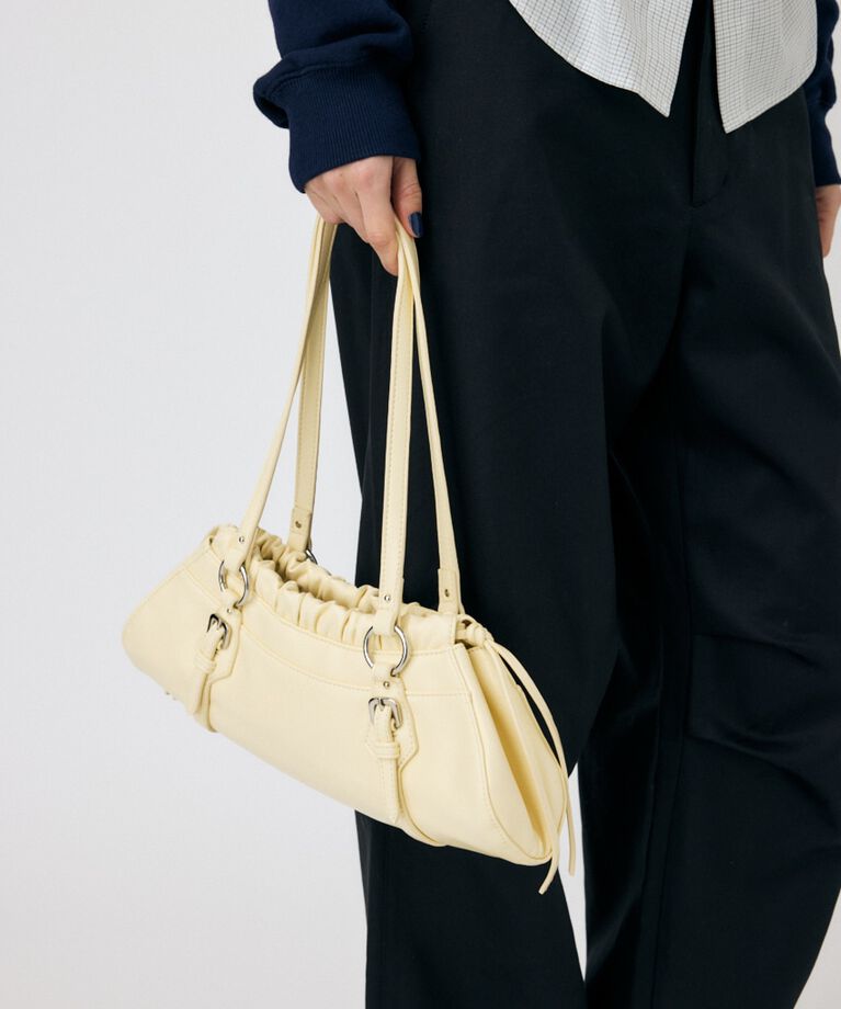 MOUSSY「WIDE F/LEATHER ショルダーバッグ」|その他|