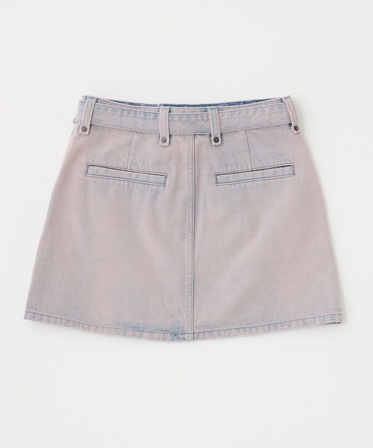 MOUSSY「BELTED DENIM ミニスカート」|スカート|