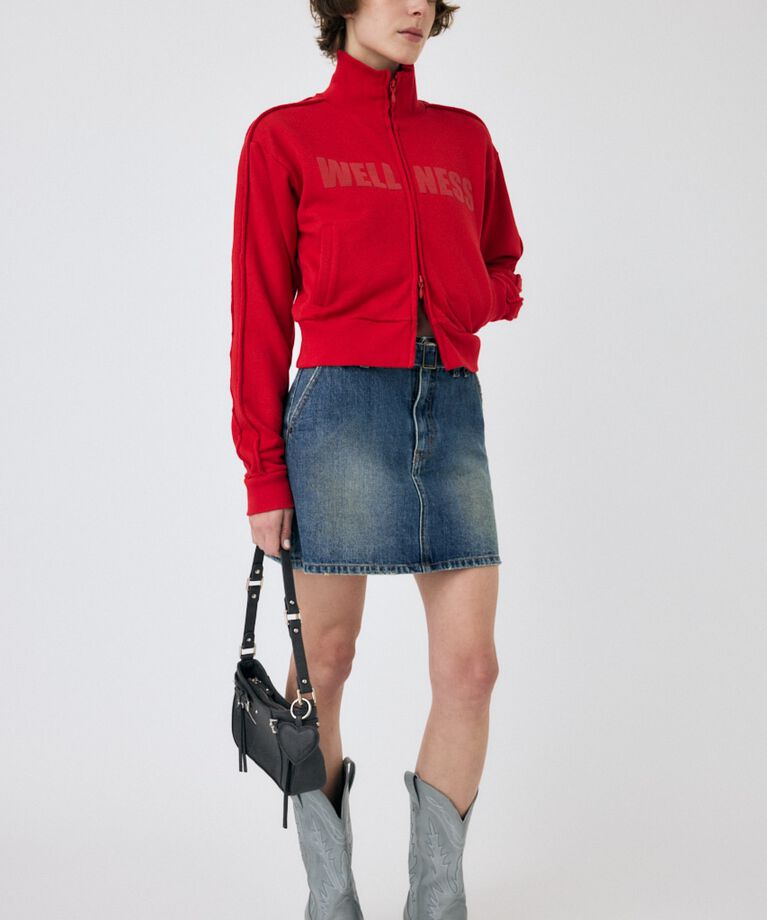MOUSSY「BELTED DENIM ミニスカート」|スカート|
