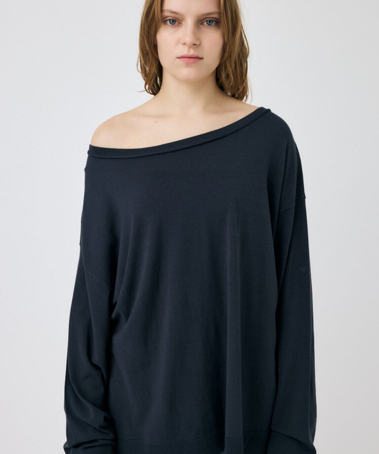 MOUSSY「OFF SHOULDER ルーズニット」|ニット・セーター|