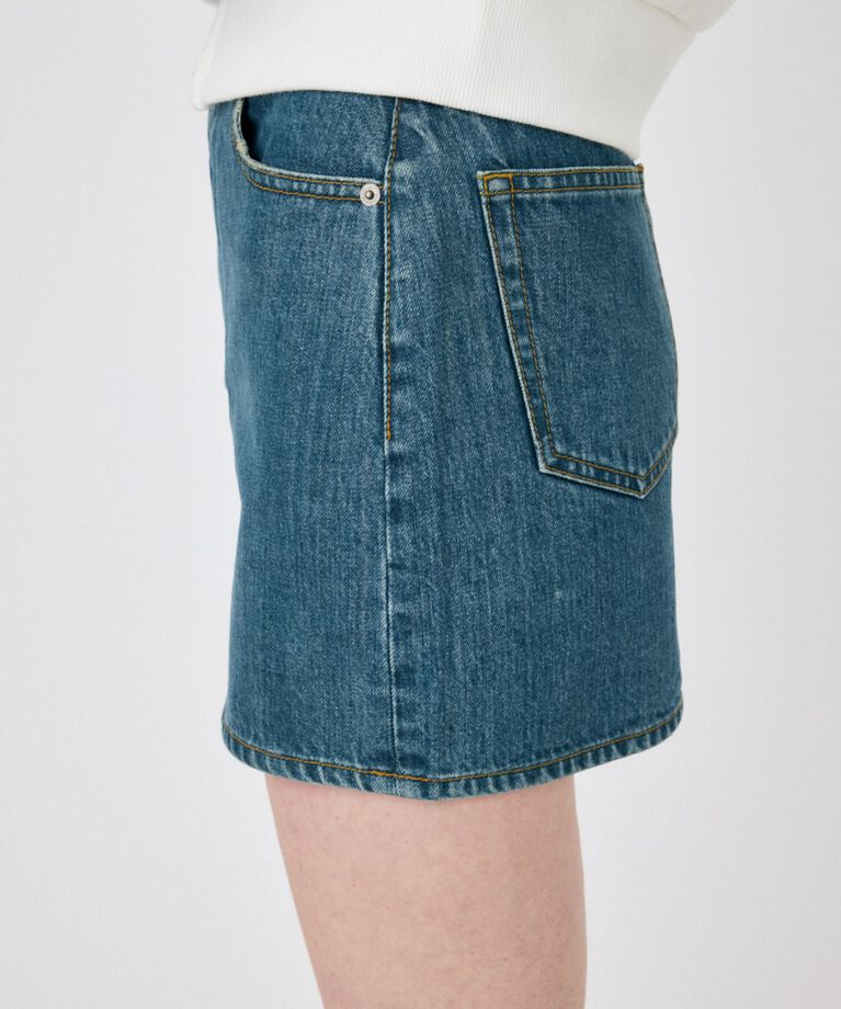 MOUSSY「TINTED DENIM ミニスカート」|スカート|