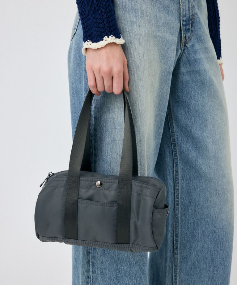 MOUSSY「NYLON ROUND ダッフルバッグ」|その他|GRY