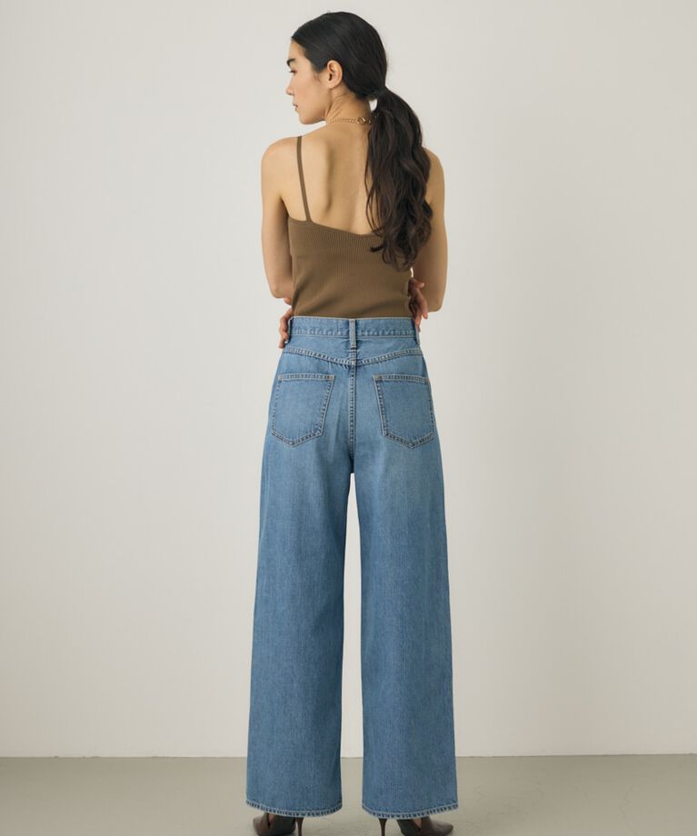 MOUSSY「ルーズストレートデニムパンツ　オーガニックコットン使用」|デニム|