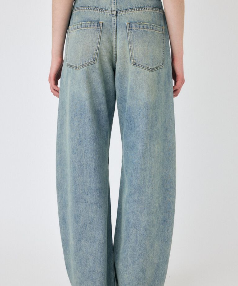 MOUSSY「DROP WAIST CURVE ストレート」|デニム|