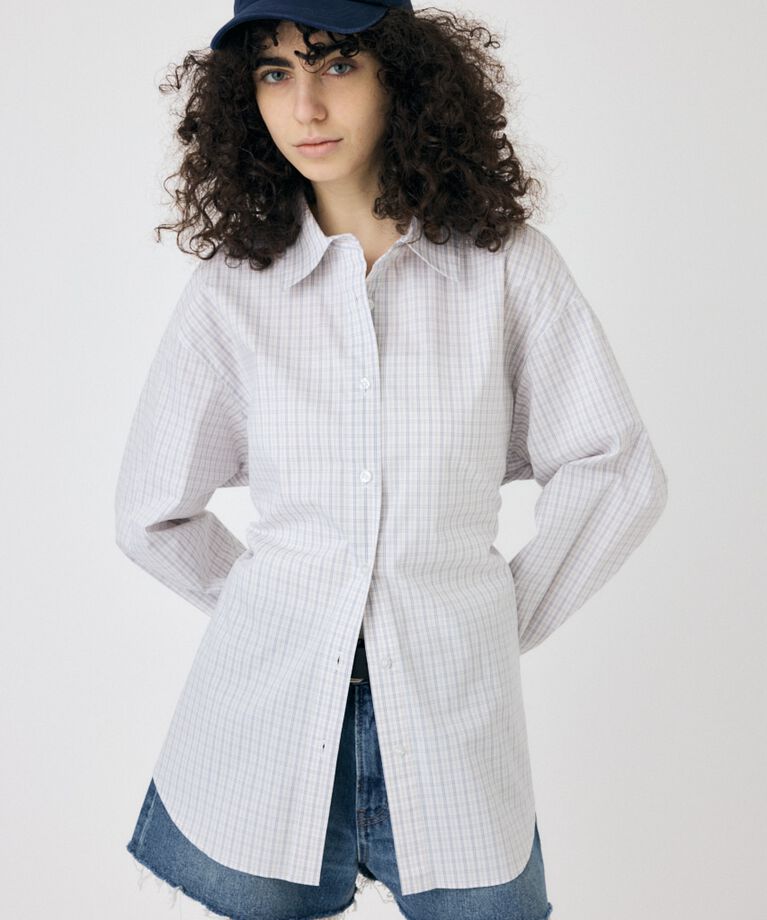 MOUSSY「WAIST TIE OVER シャツ」|シャツ・ブラウス|