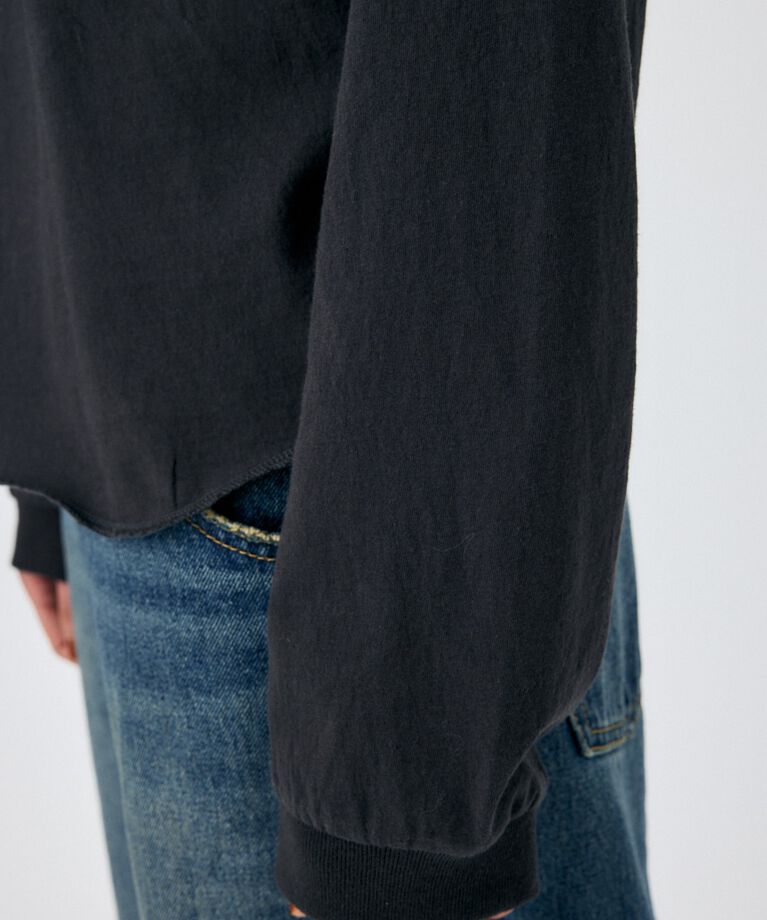 MOUSSY「SHIRRING RUGBY シャツ」|Tシャツ・カットソー|