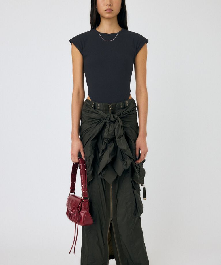 MOUSSY「BASIC RIB ボディスーツ」|Tシャツ・カットソー|