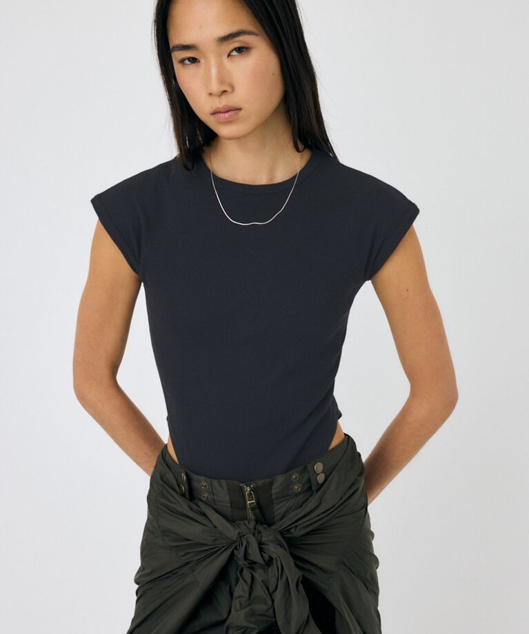 MOUSSY「BASIC RIB ボディスーツ」|Tシャツ・カットソー|