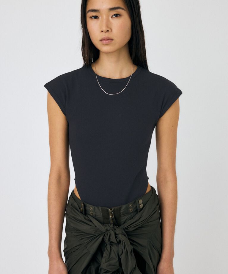 MOUSSY「BASIC RIB ボディスーツ」|Tシャツ・カットソー|