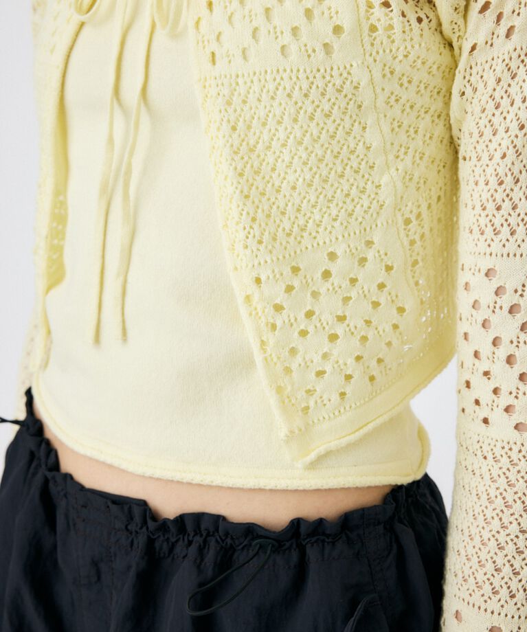 MOUSSY「OPENWORK KNIT アンサンブル」|ニット・セーター|