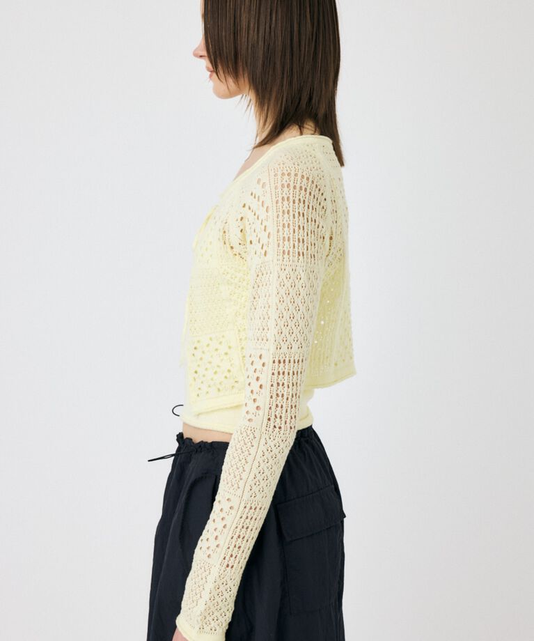 MOUSSY「OPENWORK KNIT アンサンブル」|ニット・セーター|