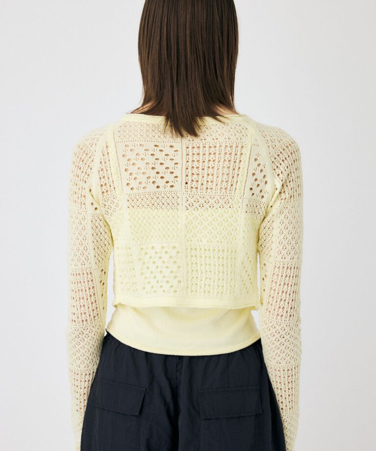 MOUSSY「OPENWORK KNIT アンサンブル」|ニット・セーター|