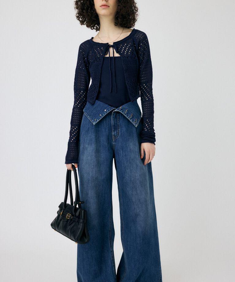 MOUSSY「OPENWORK KNIT アンサンブル」|ニット・セーター|