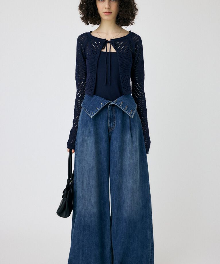 MOUSSY「OPENWORK KNIT アンサンブル」|ニット・セーター|