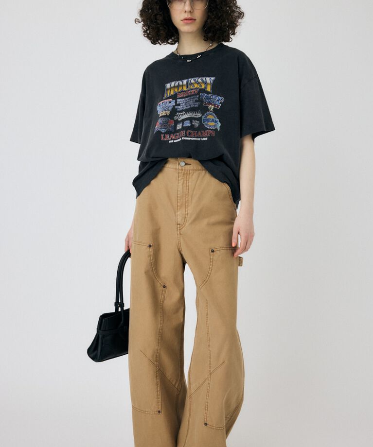 MOUSSY「MOUSSY LEAGUE CHAMPS 25 Tシャツ」|Tシャツ・カットソー|