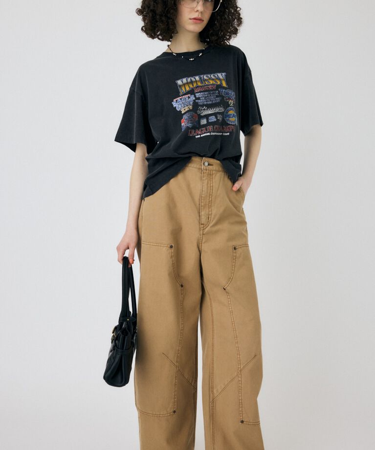 MOUSSY「MOUSSY LEAGUE CHAMPS 25 Tシャツ」|Tシャツ・カットソー|