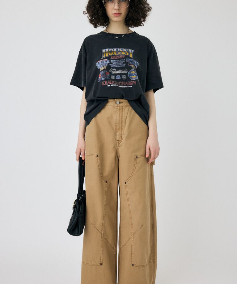 MOUSSY「MOUSSY LEAGUE CHAMPS 25 Tシャツ」|Tシャツ・カットソー|