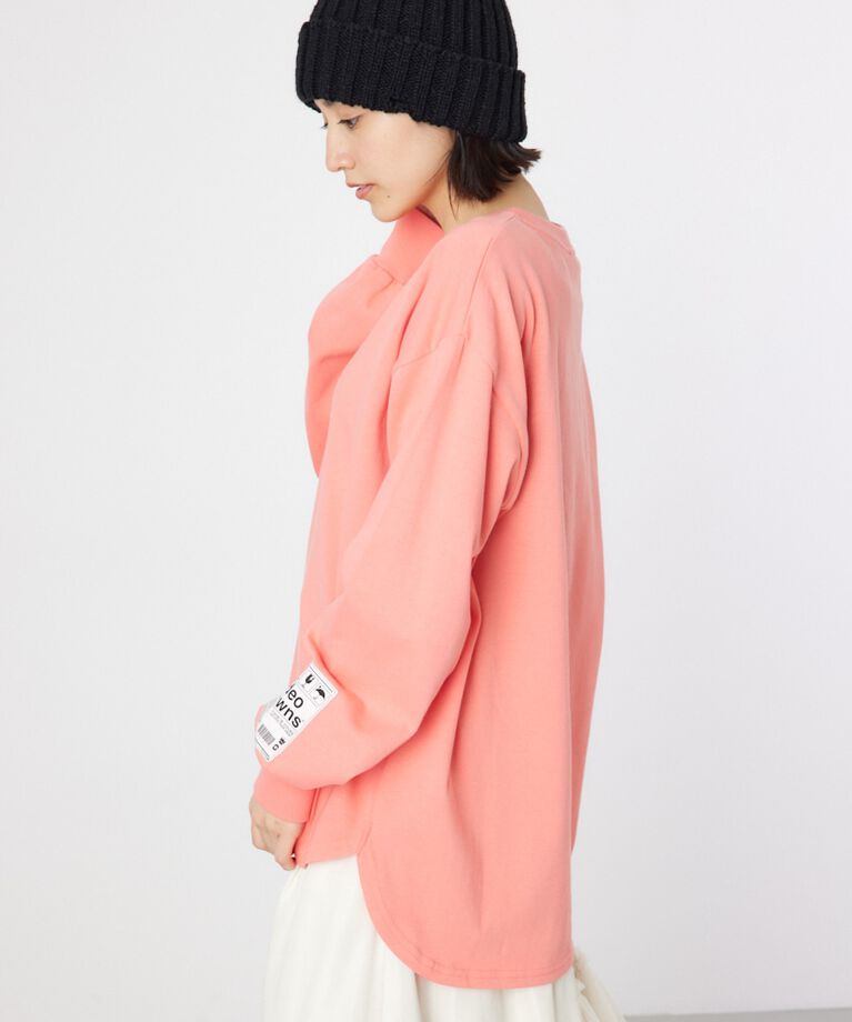 RODEO CROWNS「ネームパッチリラックスロングTシャツ」|Tシャツ・カットソー|